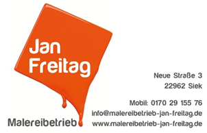 Malereibetrieb Jan Freitag Logo